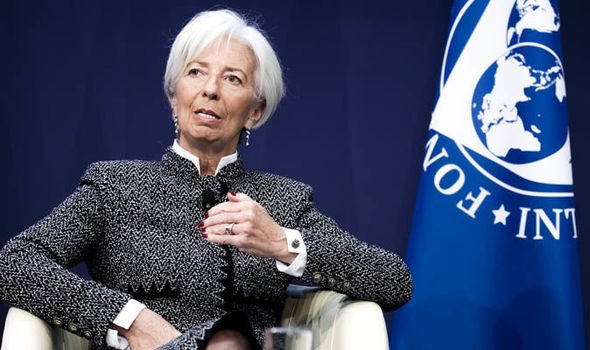 IMF Chief Lands