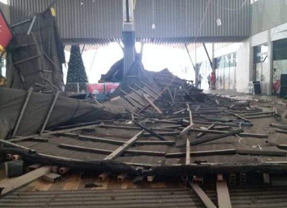Roof Of Kumasi City Mall Caves In