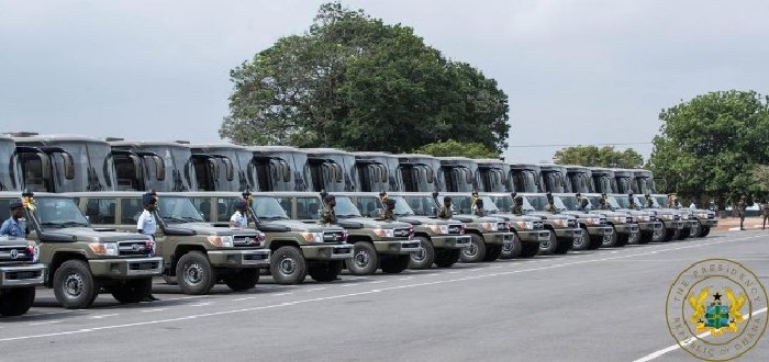 140 Cars For Ghana Armed Forces