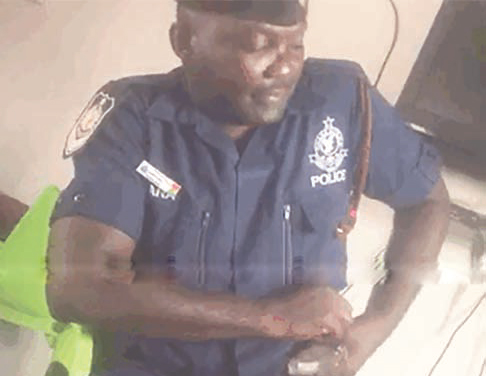 Cop Caught Receiving Bribe • ‘My Commander Gets His Share’