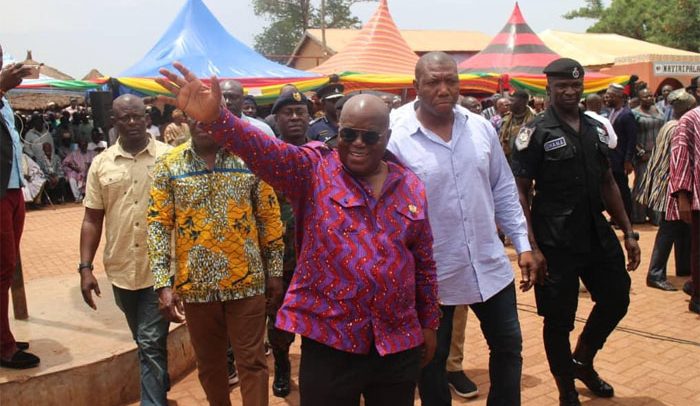 VOLTA REGION: Prez Akufo-Addo Gets Rousing Welcome At Tsito (VIDEO)