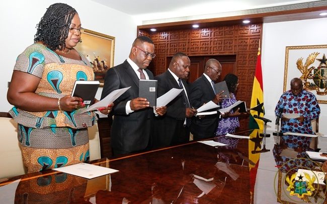 President Inaugurates 5-Member Committee On Emoluments