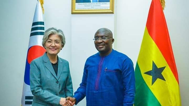 Korea’s Foreign Minister Visits Bawumia