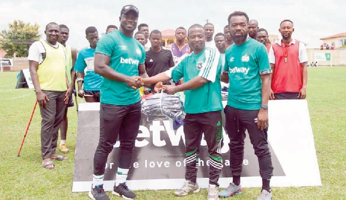 Betway Supports Asanteman Amputees FC, Ejisu Community
