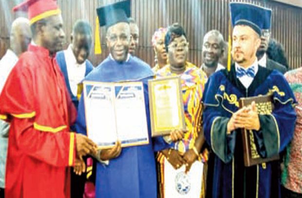 Ukrainian Varsity Honours Kumasi Businessman