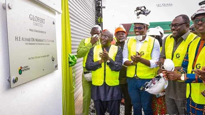 Veep Commission Fertilizer Factory At Asuboi