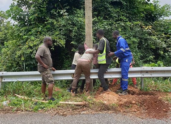 Aburi – Nsawam Road Gets Streetlights