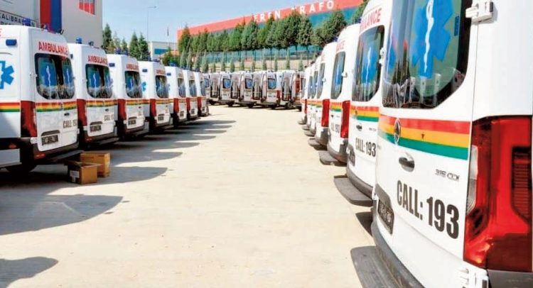 Nana 1 Ambulance 1 Constituency Arrives