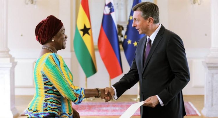 Ghana’s Envoy Presents Letters Of Credence To Slovenia President