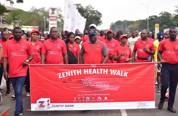 Zenith Bank Staff Stretch Muscles
