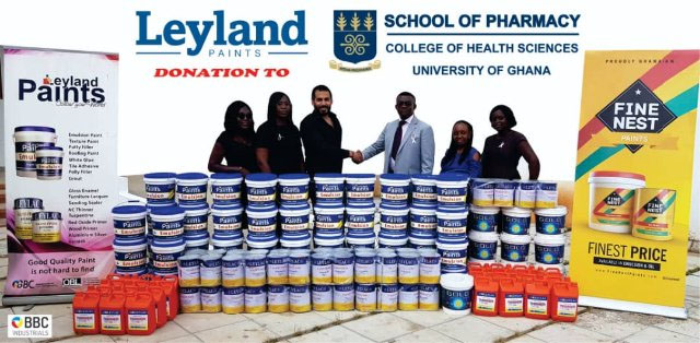 Leyland Paints Donates To School Of Pharmacy