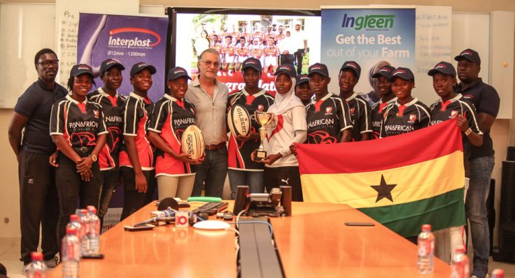 Triumphant Ghana Rugby Women Acknowledges Interplast For Support
