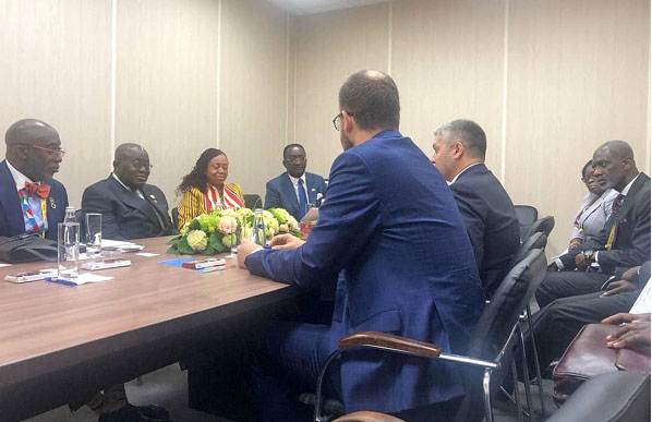 President Akufo-Addo Meets Yango Executives