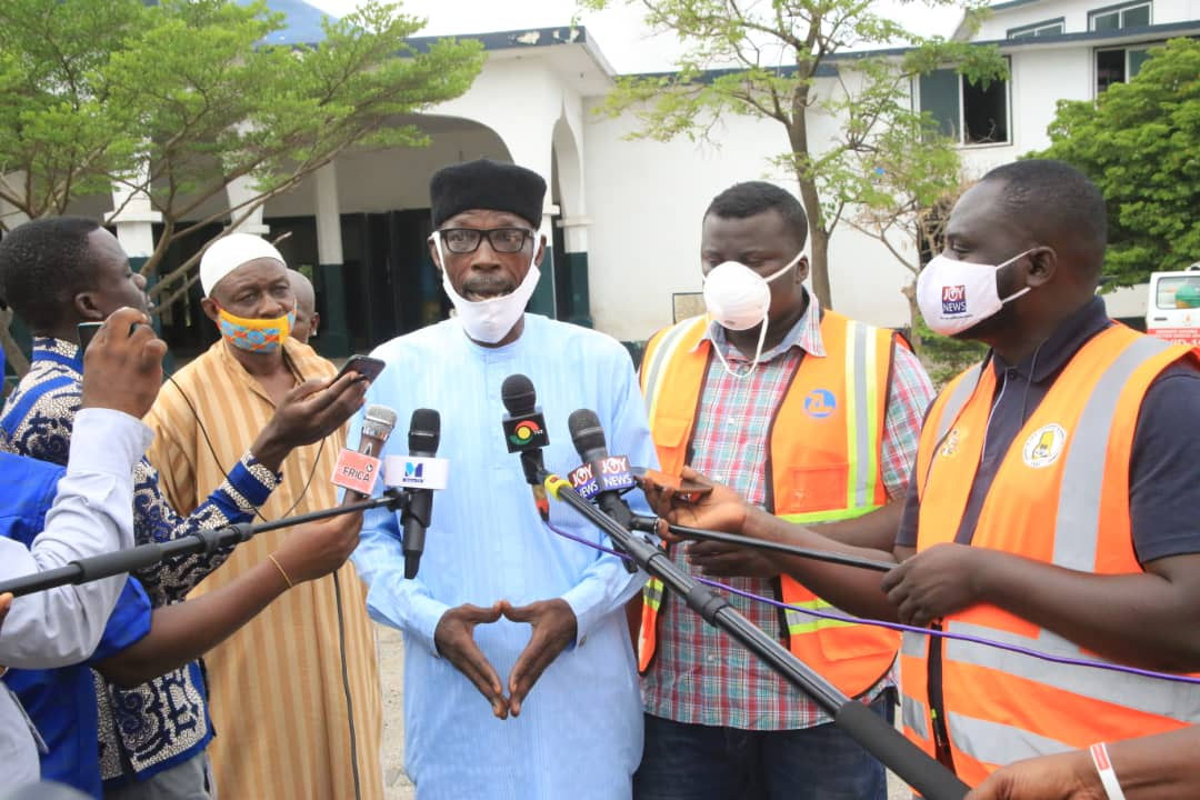 Zoomlion Disinfects Central Mosque - DailyGuide Network