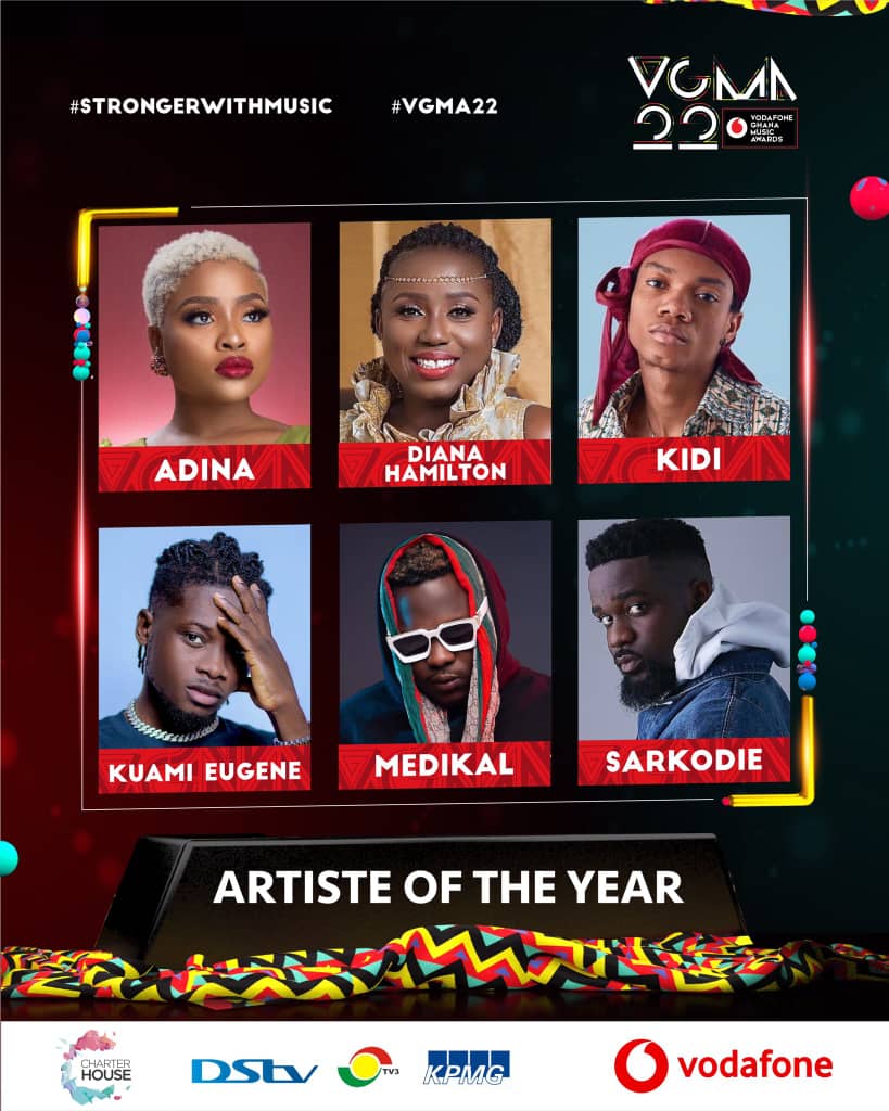 Checkout Nominees for VGMA 2021 DailyGuide Network