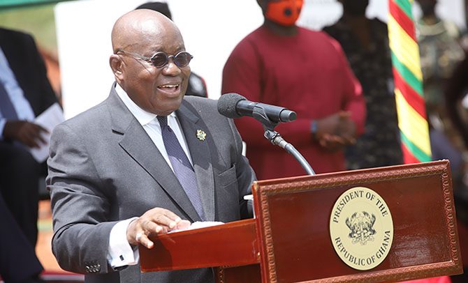 President Akufo-Addo Commissions New Western North Rcc Administration Block