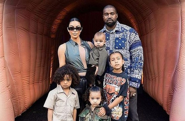 Kim Kardashian & Kids Attend Kanye West’s ‘Donda’ Album Release