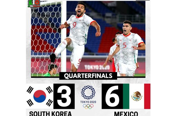 Mexico Thump S. Korea In Nine- Goal Thriller… To Set Brazil Semis Date… Japan Face Spain
