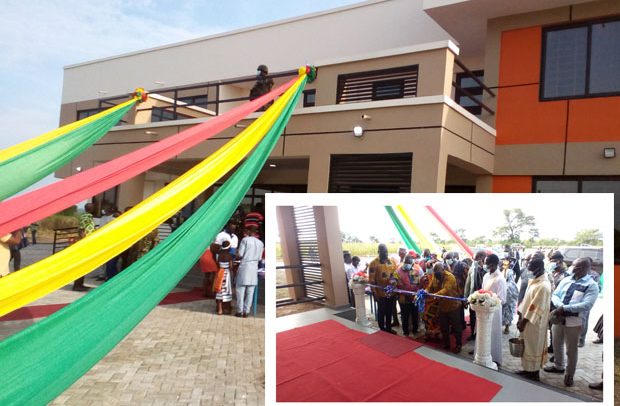 Nana Opens Kintampo Court Complex, Feeder Roads Building In Prang