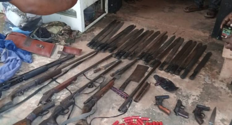 23 Fulanis Hoodlums Arrested With Deadly Weapons In Donkokrom