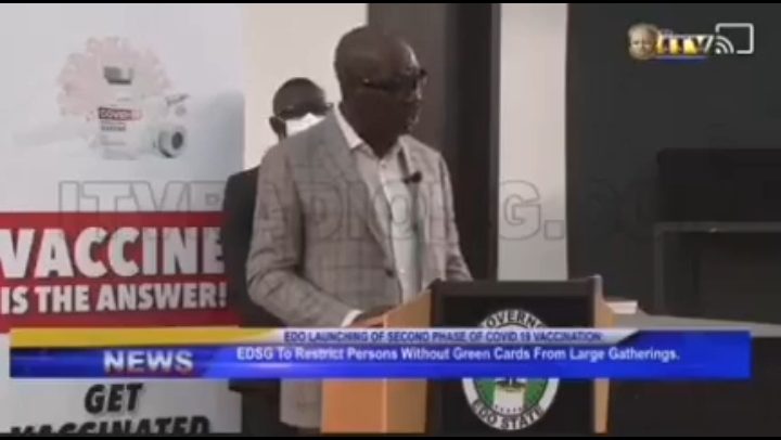 (VIDEO) Nigeria’s Edo State Bans Attendance Of Public Events Without Covid-19 Vaccination