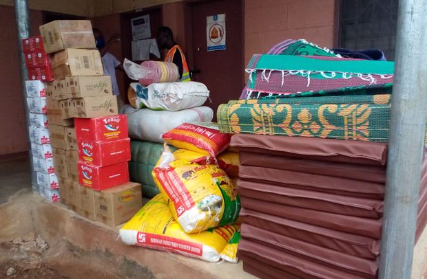NADMO Presents Items To Ivorian Refugees