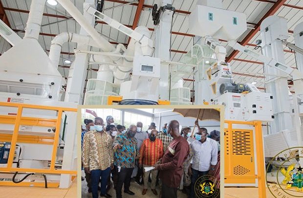 President Opens GH¢7.3m Savelugu Rice Factory, Tech Centre