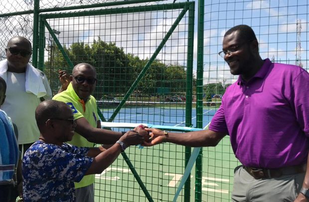 Atomic Tennis Club Rededicates Courts
