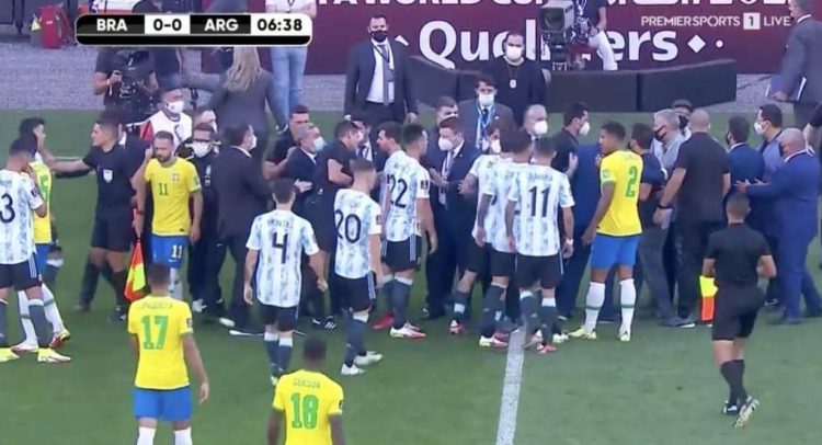 Police Stop Brazil, Argentina Match  …4 Argentine Players Arrested
