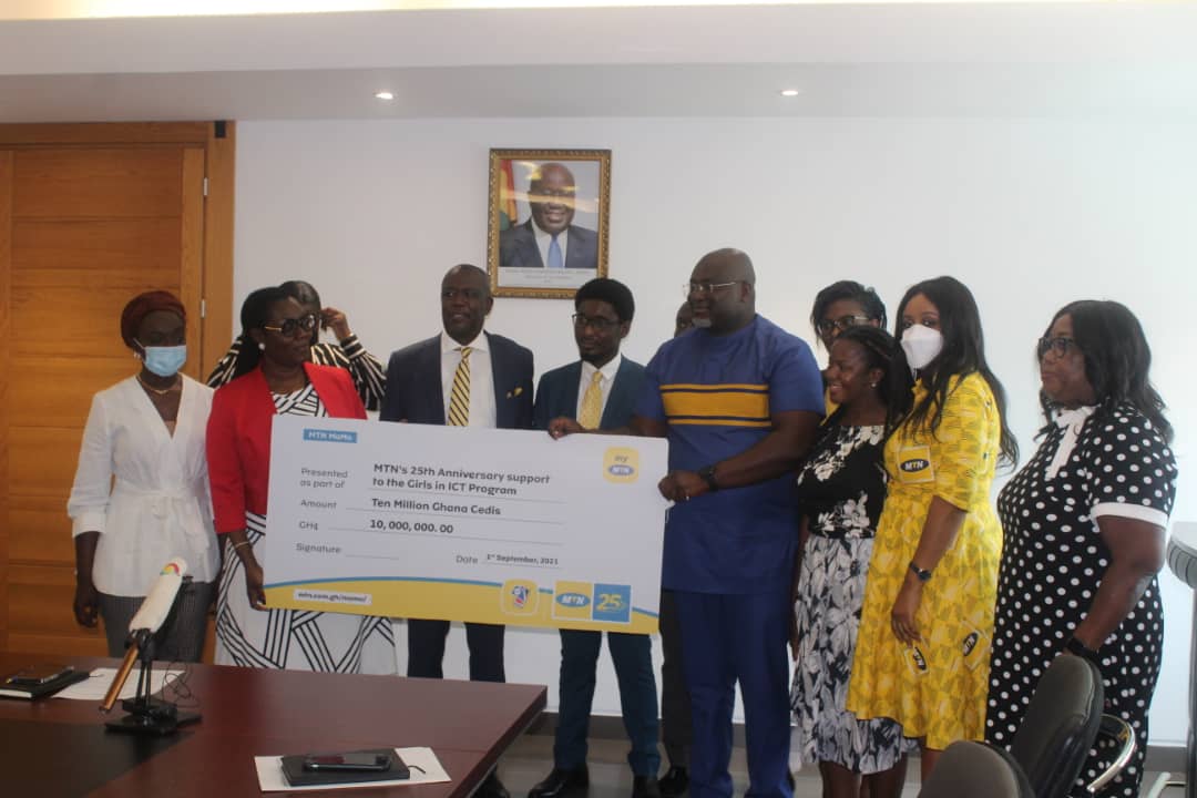 MTN Supports Girls In ICT Initiative With ¢ 10m - DailyGuide Network