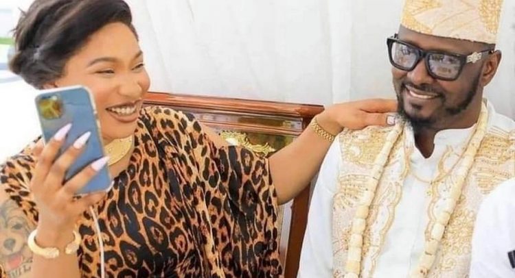 Tonto Dikeh & Lover Unfollow Each Other On Instagram Amid Quitting Rumours