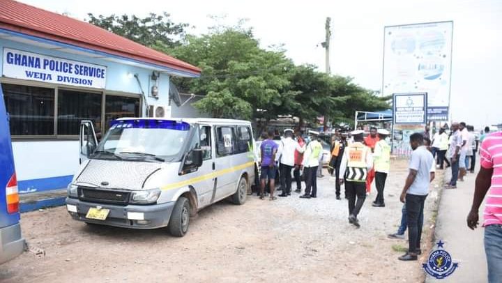 22 Vehicles Impounded at Kasoa Tollbooth 