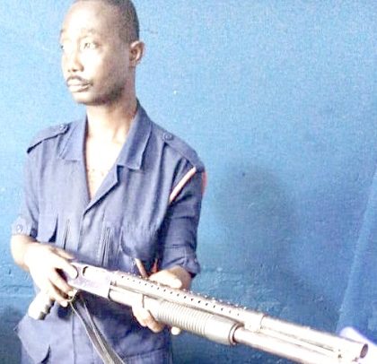 Fake Policeman Grabbed With Gun
