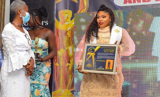 Nollywood Actress Halima Abubakar Receives Special Award At TGAEA