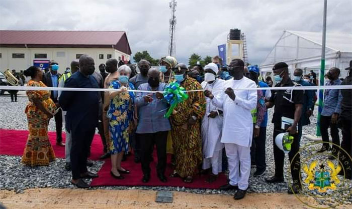 Akufo-Addo Commissions Ghana’s Largest Bulk Slectricity Supply Point in Pokuase