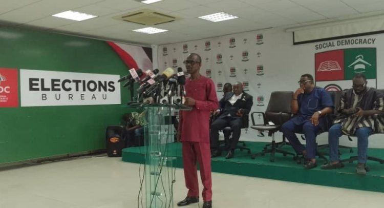 NDC Blames EC Over Deaths Recorded In 2020 Election