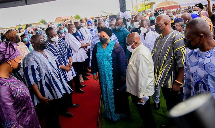 Mammoth Funeral For Bawumia’s Mum