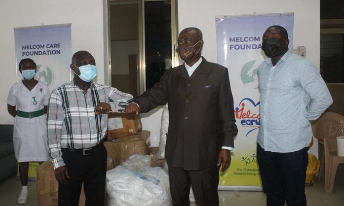 Melcom Donates to Two Health Facilities