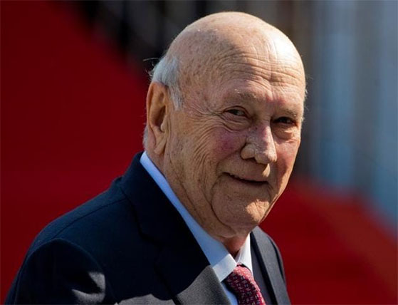 South Africa’s Former President FW De Klerk Dies at 85