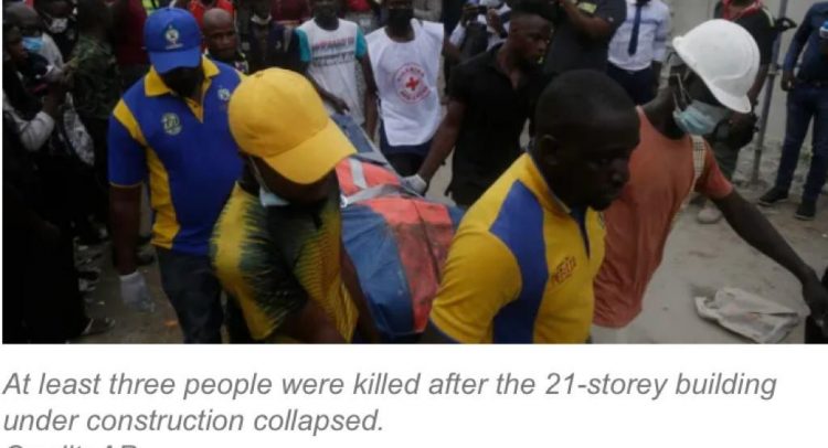Three Die In Nigeria Building Collapse