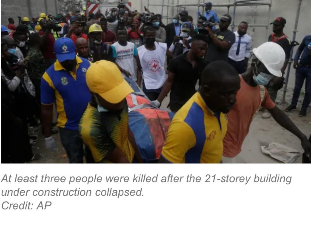 Three Die In Nigeria Building Collapse
