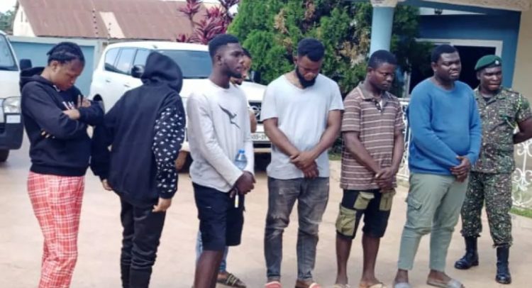 7 Nigerian Fraud Boys Grabbed