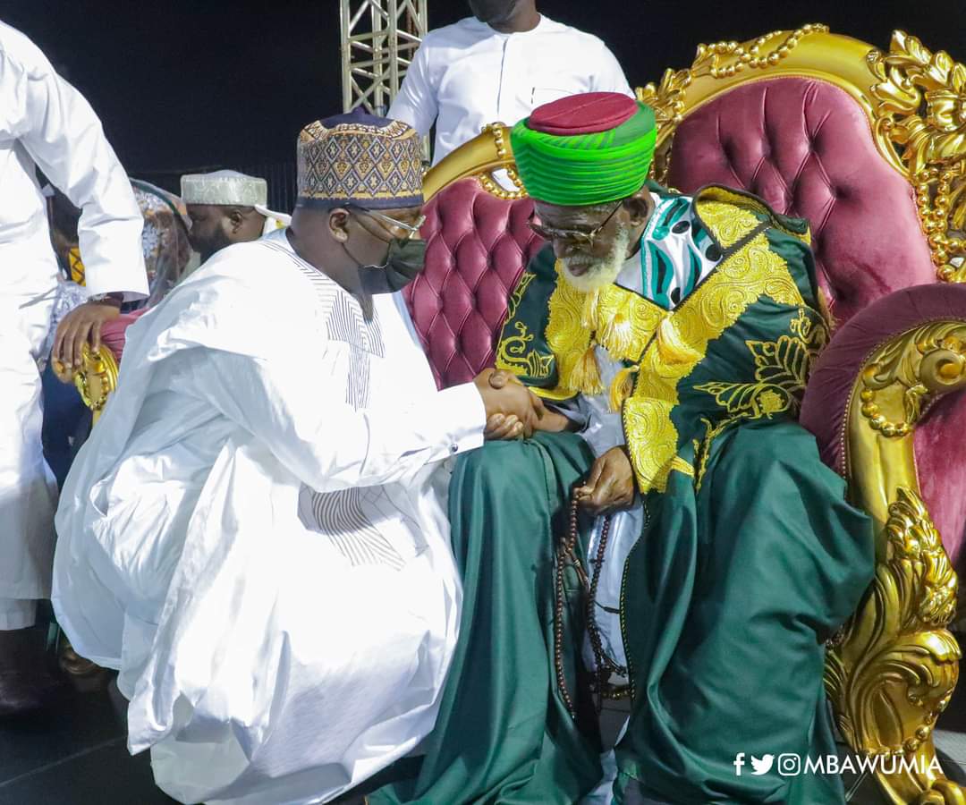 Bawumia Celebrates Birth of Prophet Mohammed With Chief Imam
