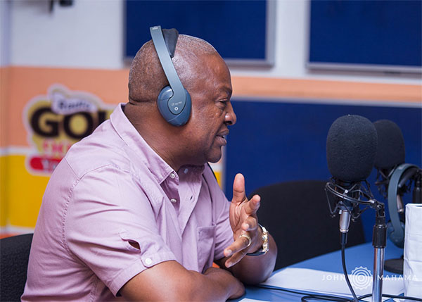 Mahama Rescues Radio Gold With 100k