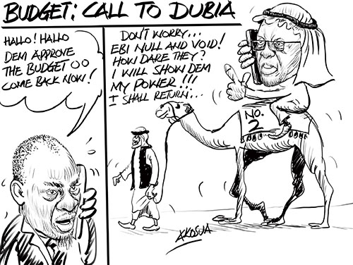 BUDGET: CALL TO DUBAI