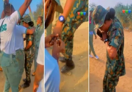 Female soldier arrested for accepting marriage proposal