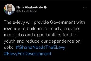 E-levy Will Provide More jobs, Reduce Dependency On Debt – Akufo-Addo