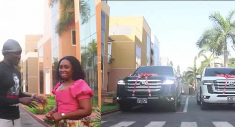 Cheddar Surprises Wife With 2 Land Cruiser Cars
