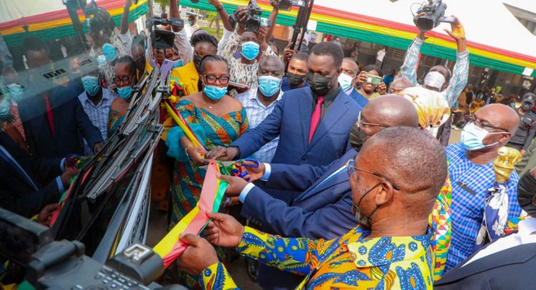 Veep Hands Over 150 Vehicles To SHS