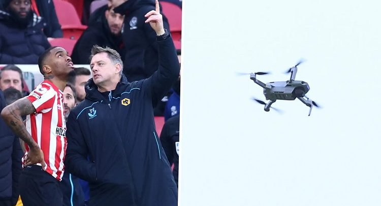 Drone Stops EPL Game